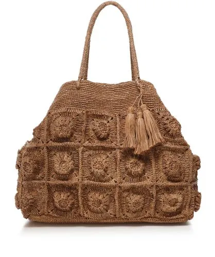 Rabarany Karo Raffia Bag