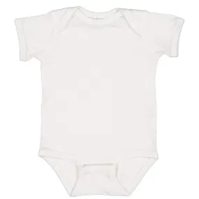 Rabbit Skins White Infant Fine Jersey Bodysuit