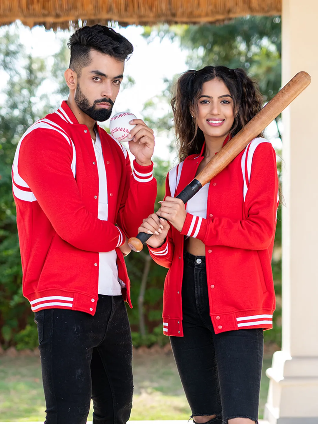 Red Varsity Jacket (Unisex)