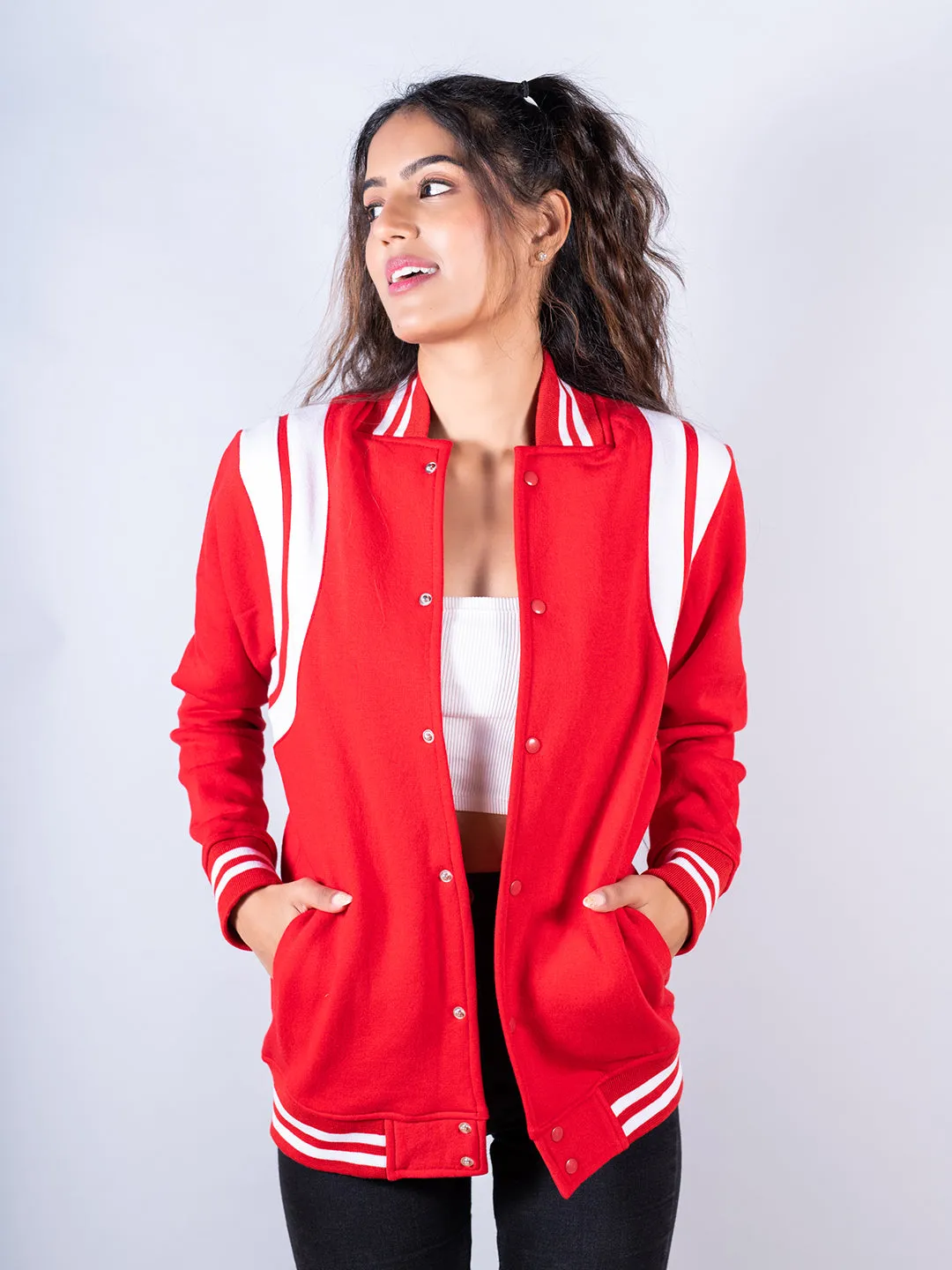 Red Varsity Jacket (Unisex)