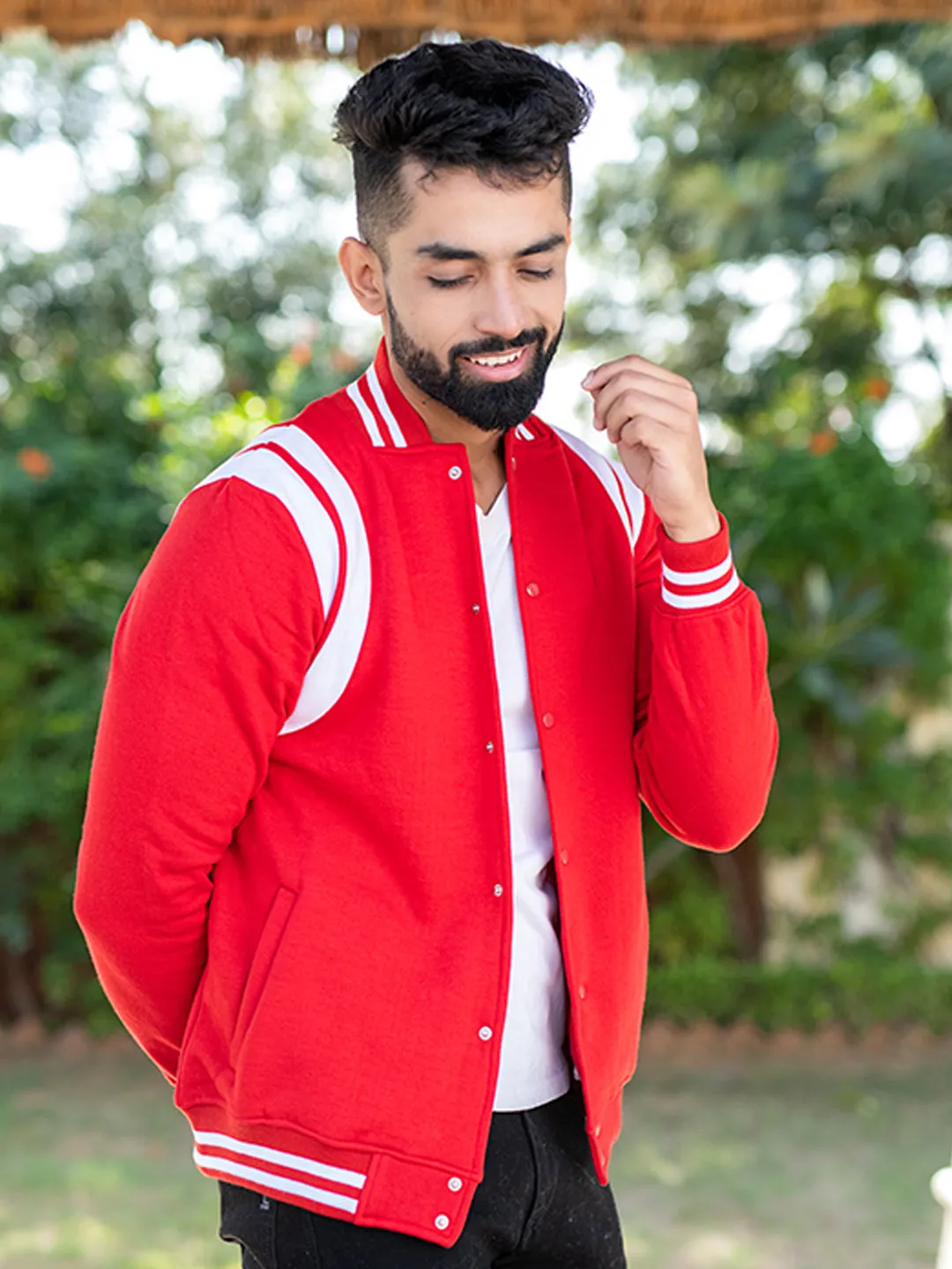 Red Varsity Jacket (Unisex)