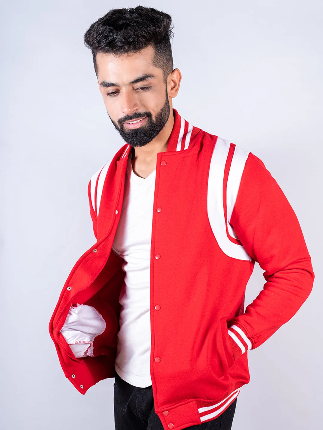 Red Varsity Jacket (Unisex)