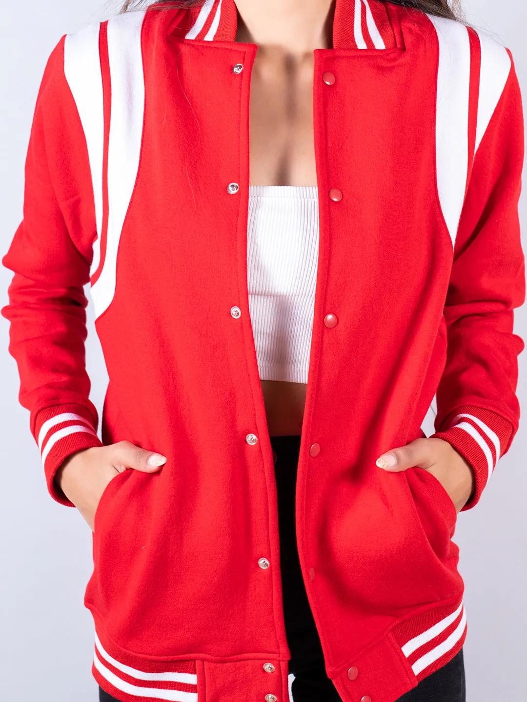 Red Varsity Jacket (Unisex)