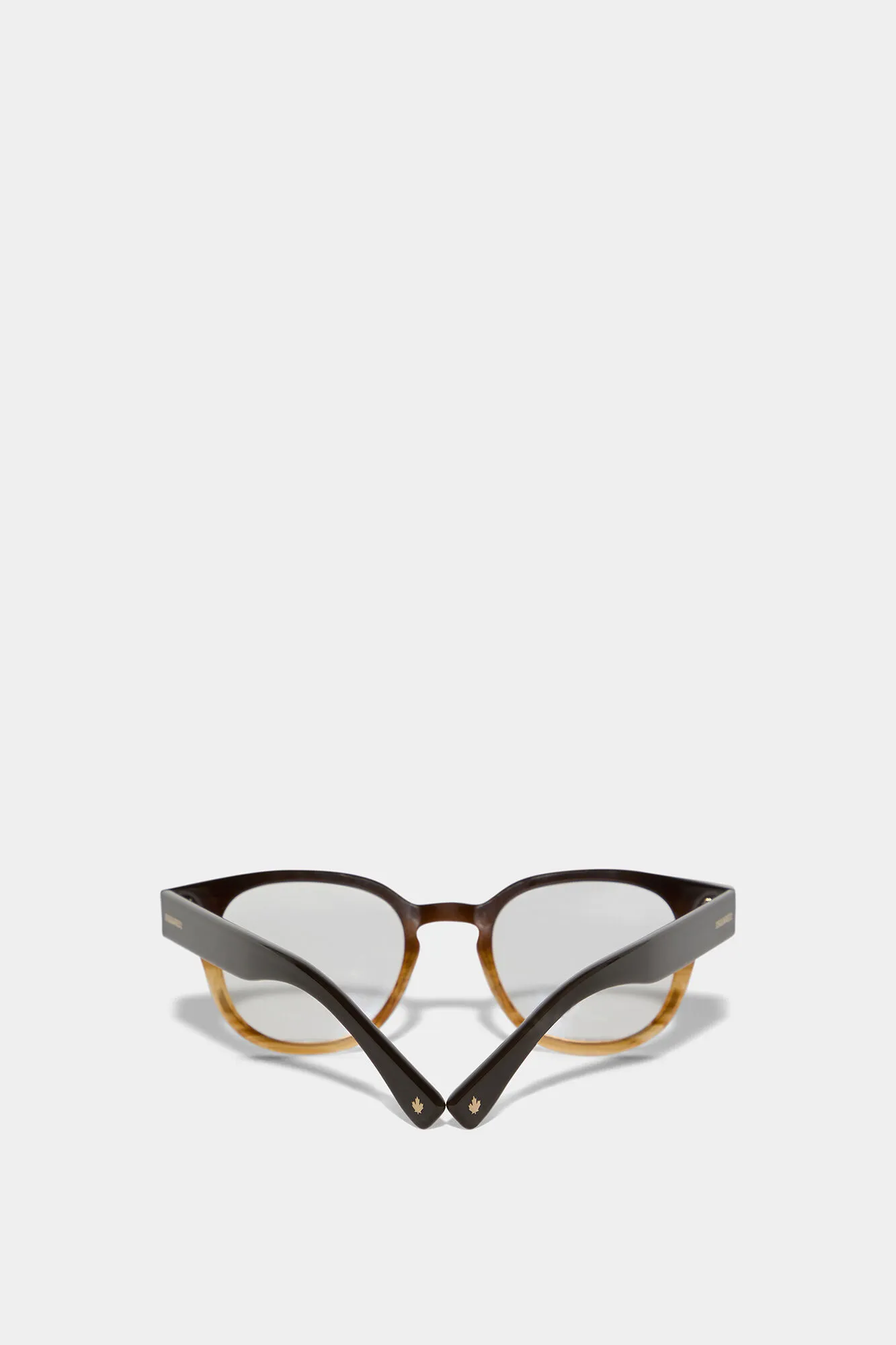 Refined Brown Horn Optical Glasses