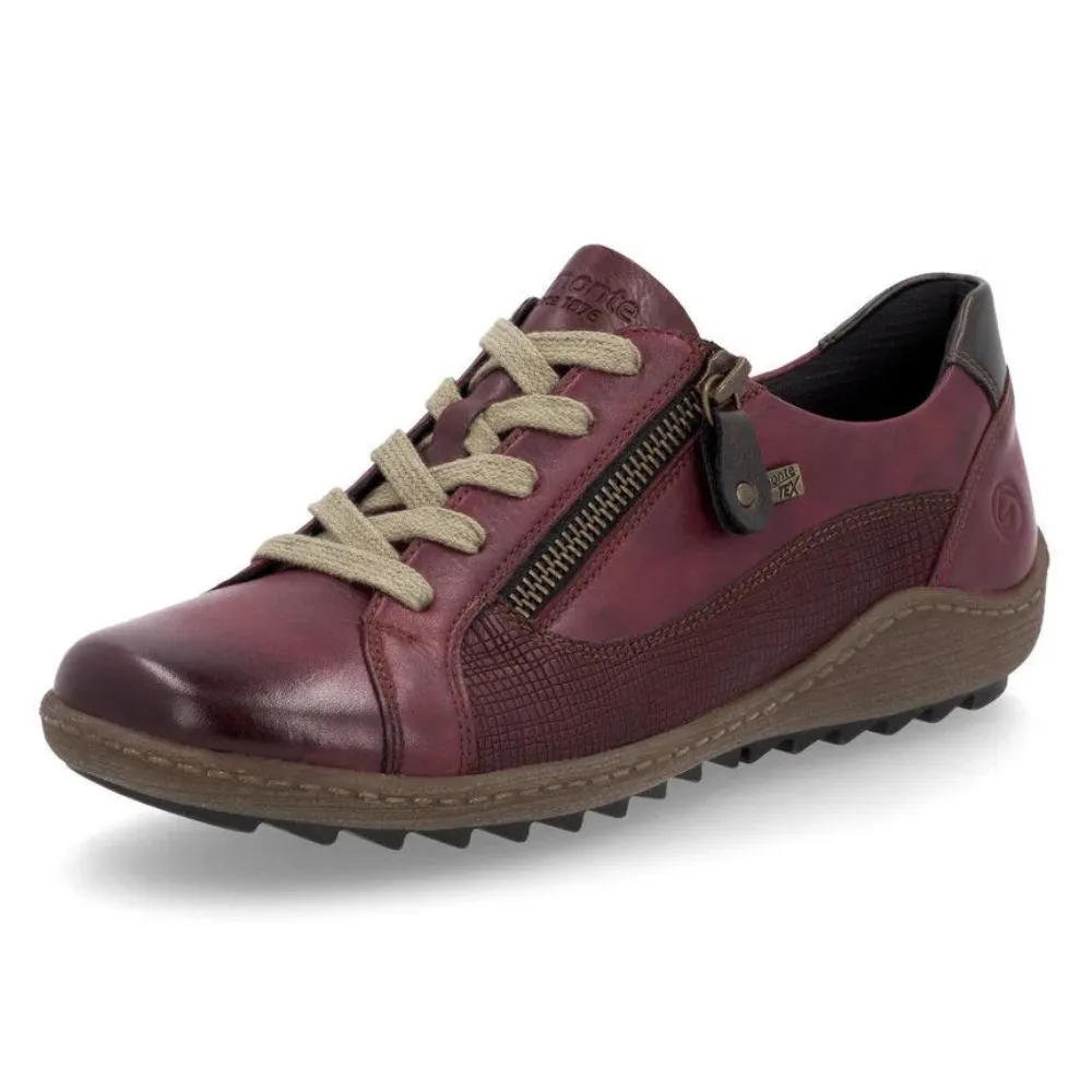 Remonte Liv 40 Vino/Vinorosso/Antique Leather Sneaker (Women's)