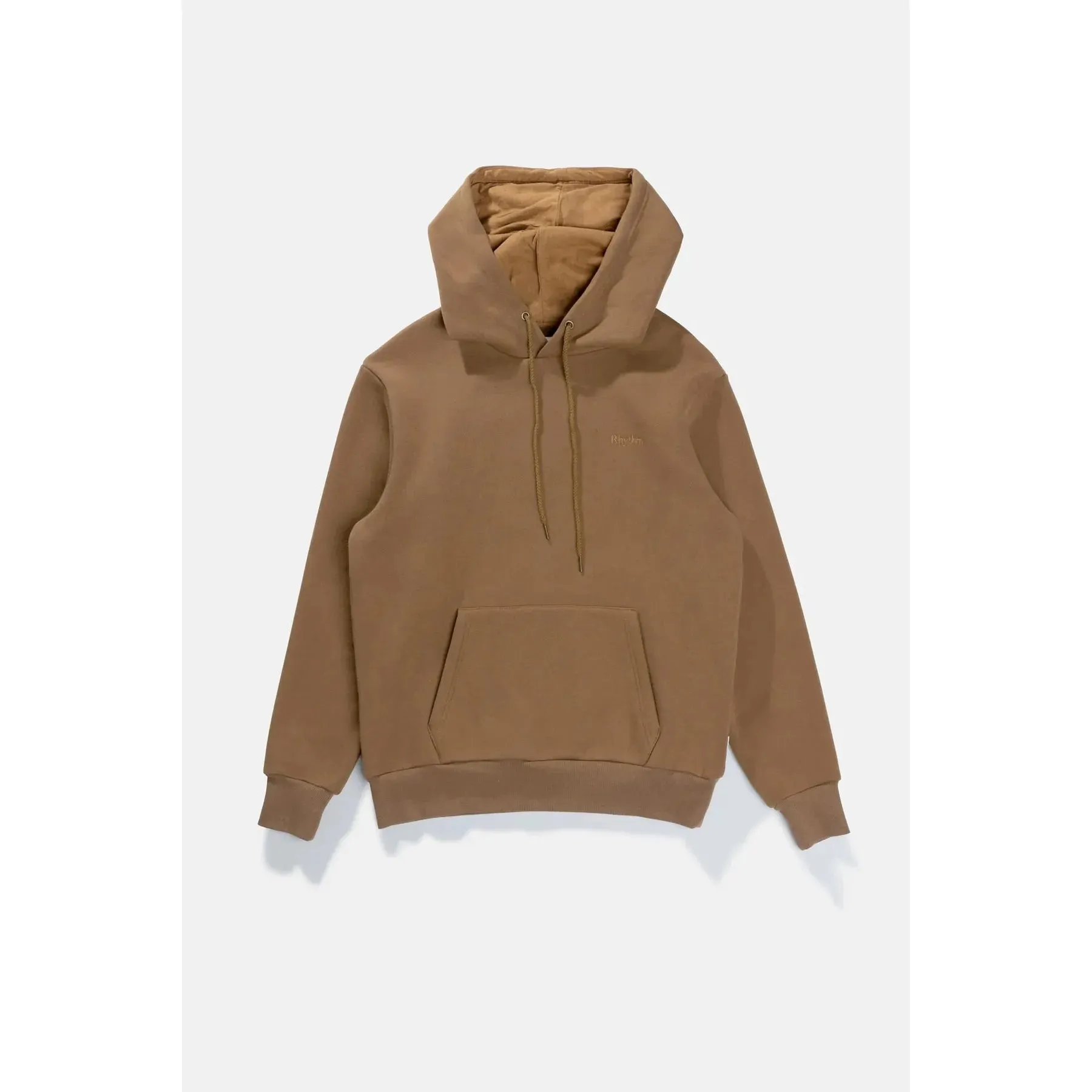 Rhythm Heavyweight Fleece Hood - Tobacco