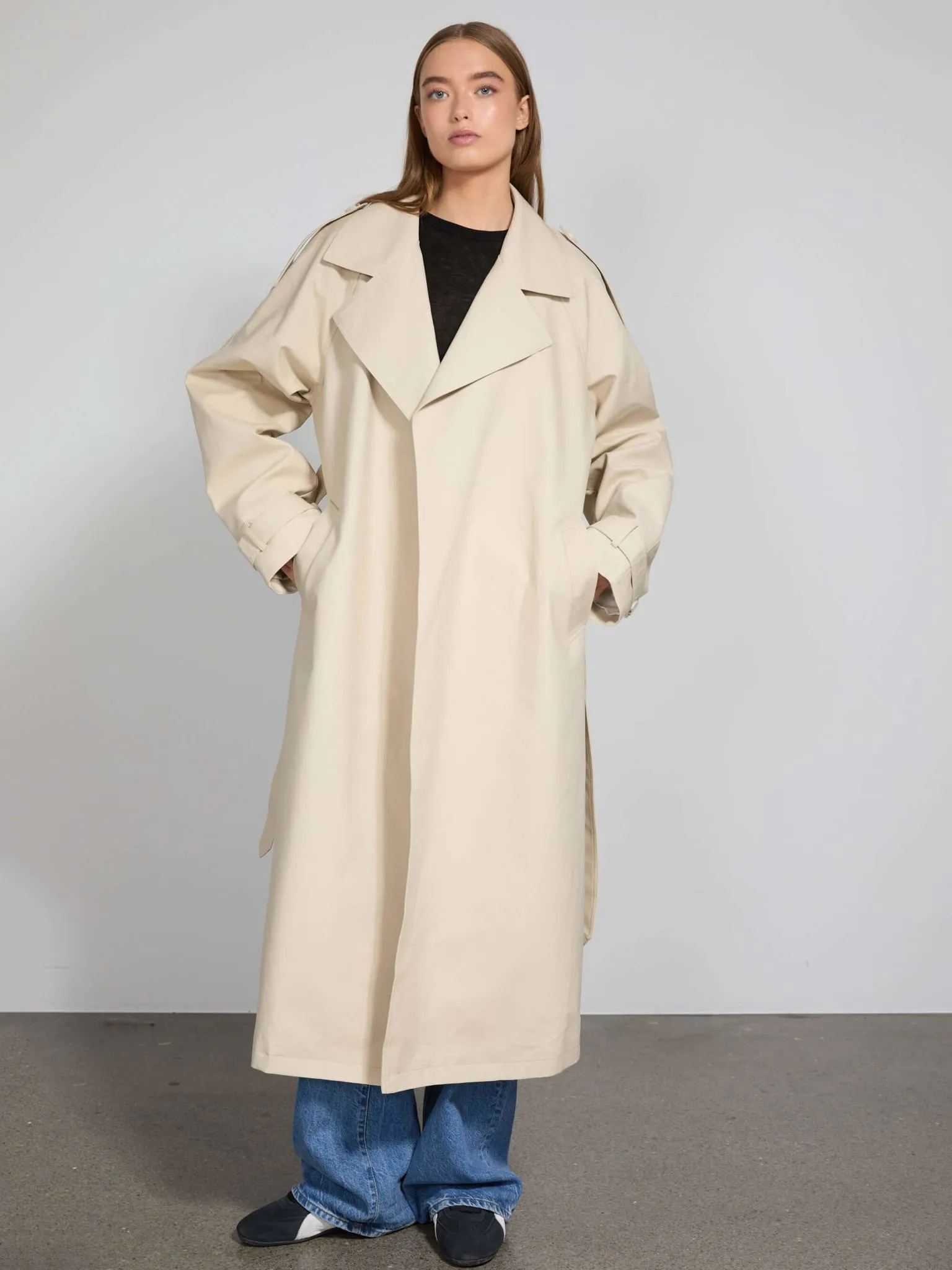 RICO CANVAS COAT - CREME