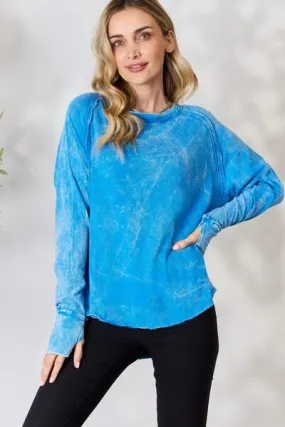 Round Neck Long Sleeve Top