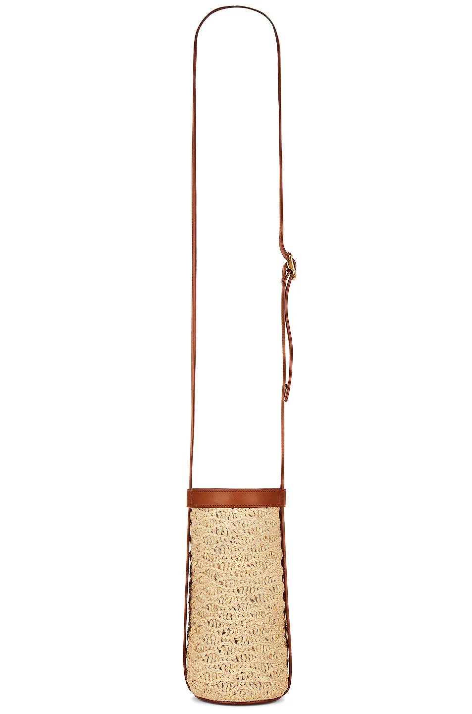 Saint Laurent Raffia Bottle Bag