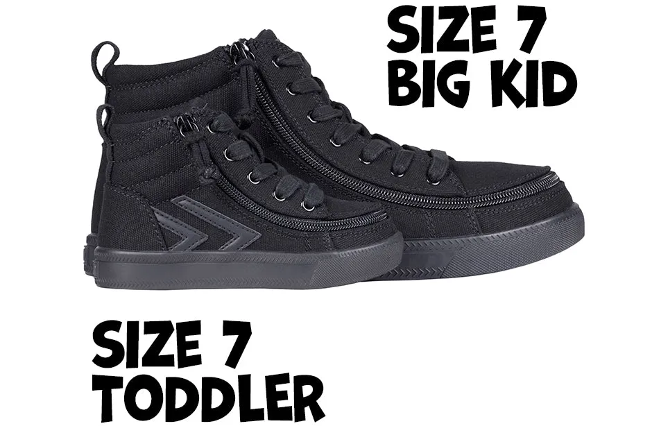 SALE - Black to the Floor BILLY CS Sneaker High Tops