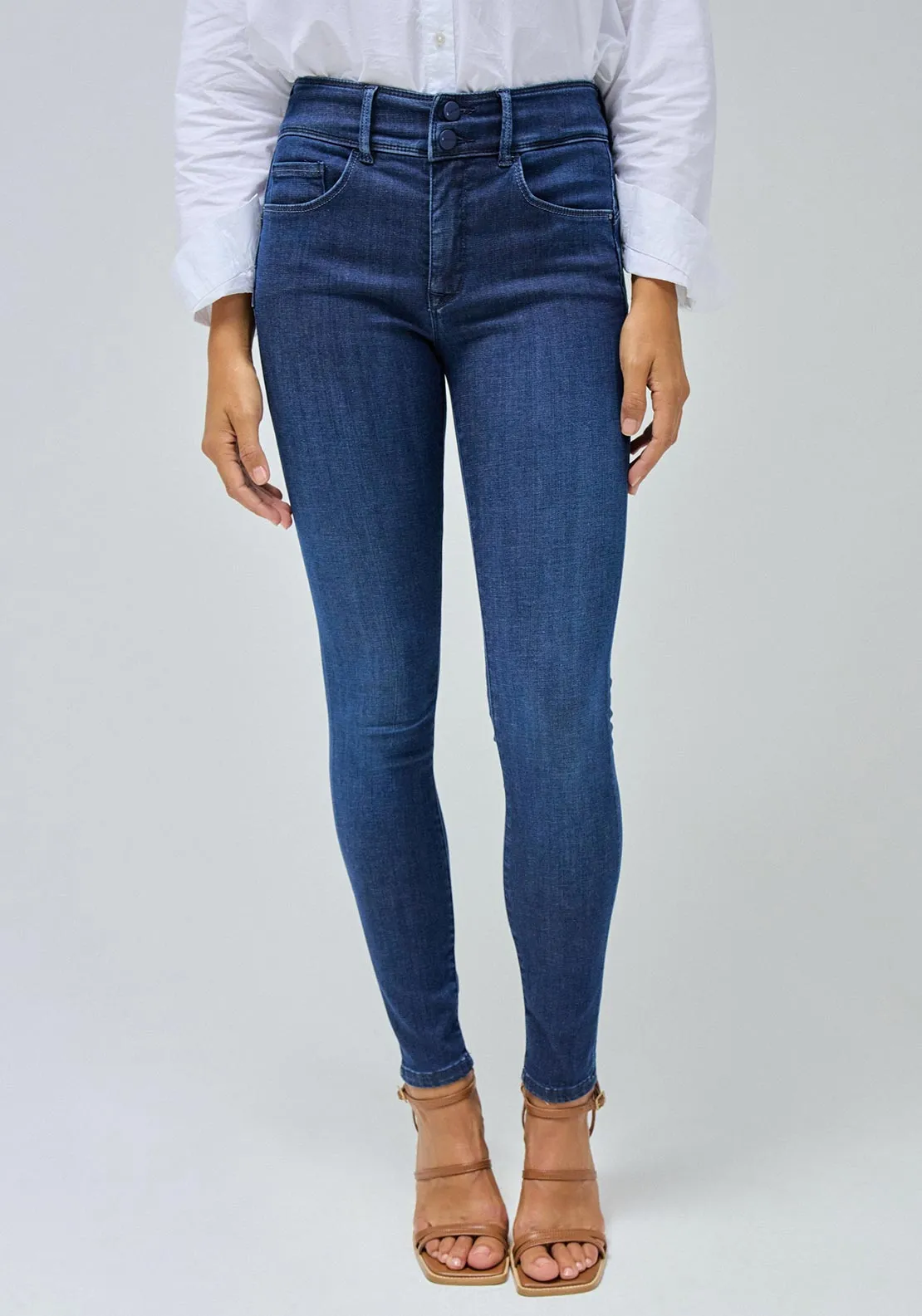 Salsa Secret Push In Skinny Jeans, Blue