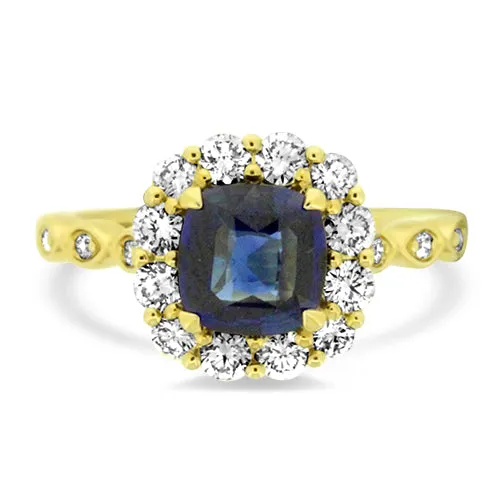 Sapphire & Diamond Ring