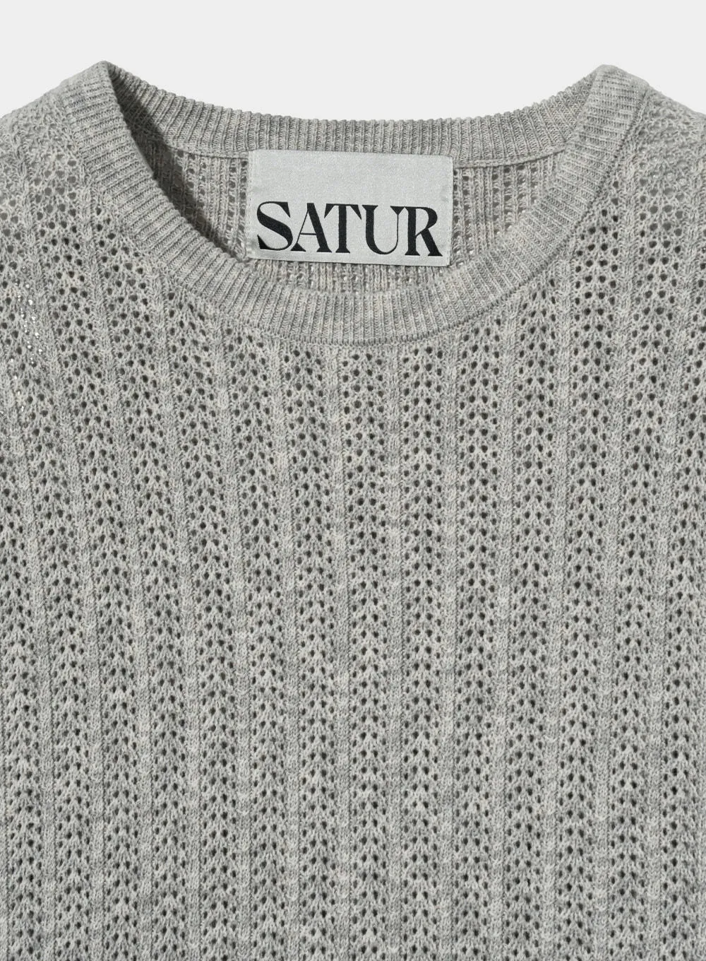 SATUR  |Unisex Street Style Long Sleeves Plain Logo