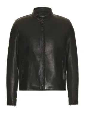 Schott Vegetable Tanned Lambskin Cafe Racer Jacket