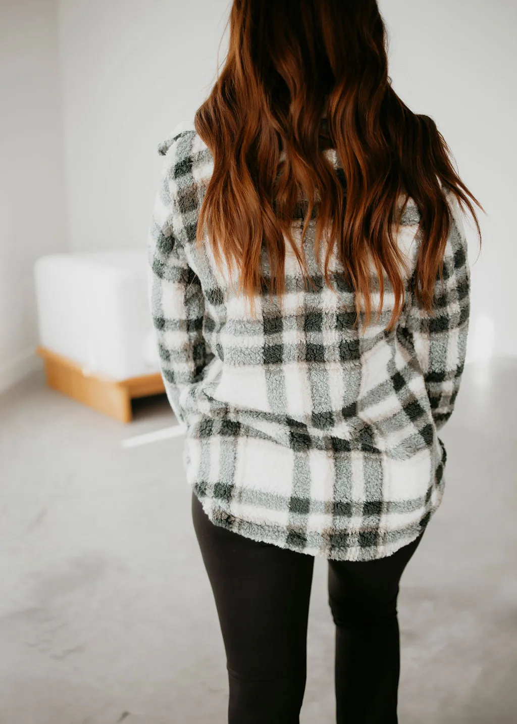 Scott Faux Fur Plaid Jacket