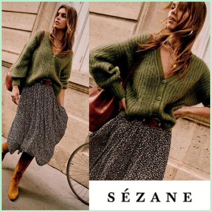 SEZANE  |SEZANE V-neck & Crew neck