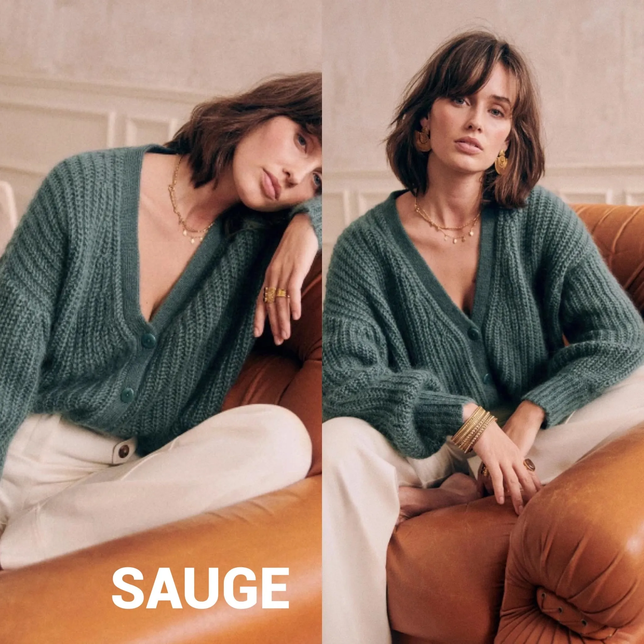 SEZANE  |SEZANE V-neck & Crew neck