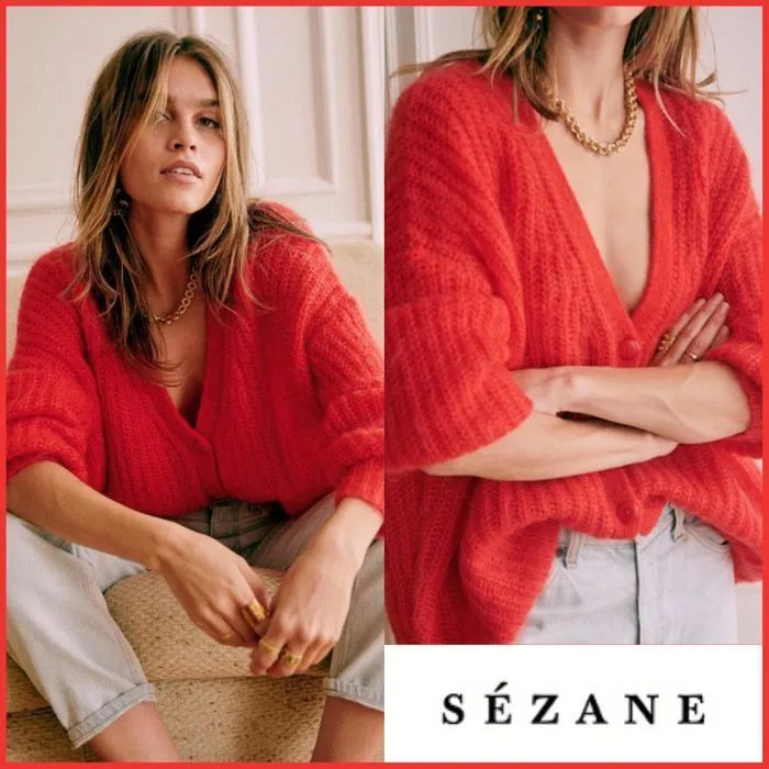 SEZANE  |SEZANE V-neck & Crew neck