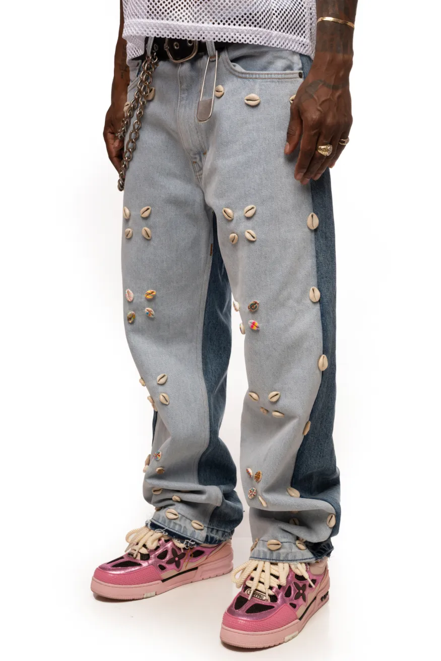 SHELL MONEY DENIM (MULTI-COLOR)