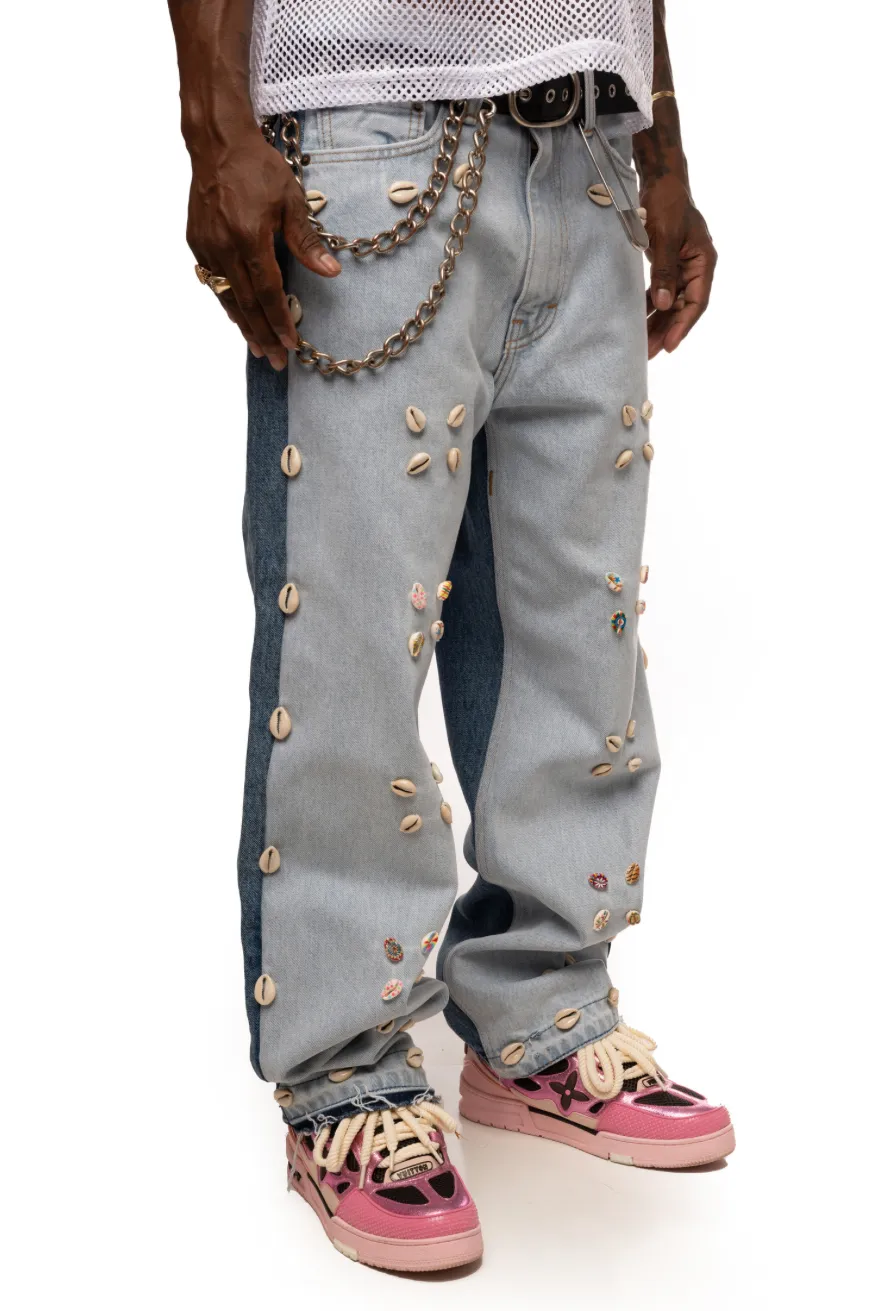 SHELL MONEY DENIM (MULTI-COLOR)