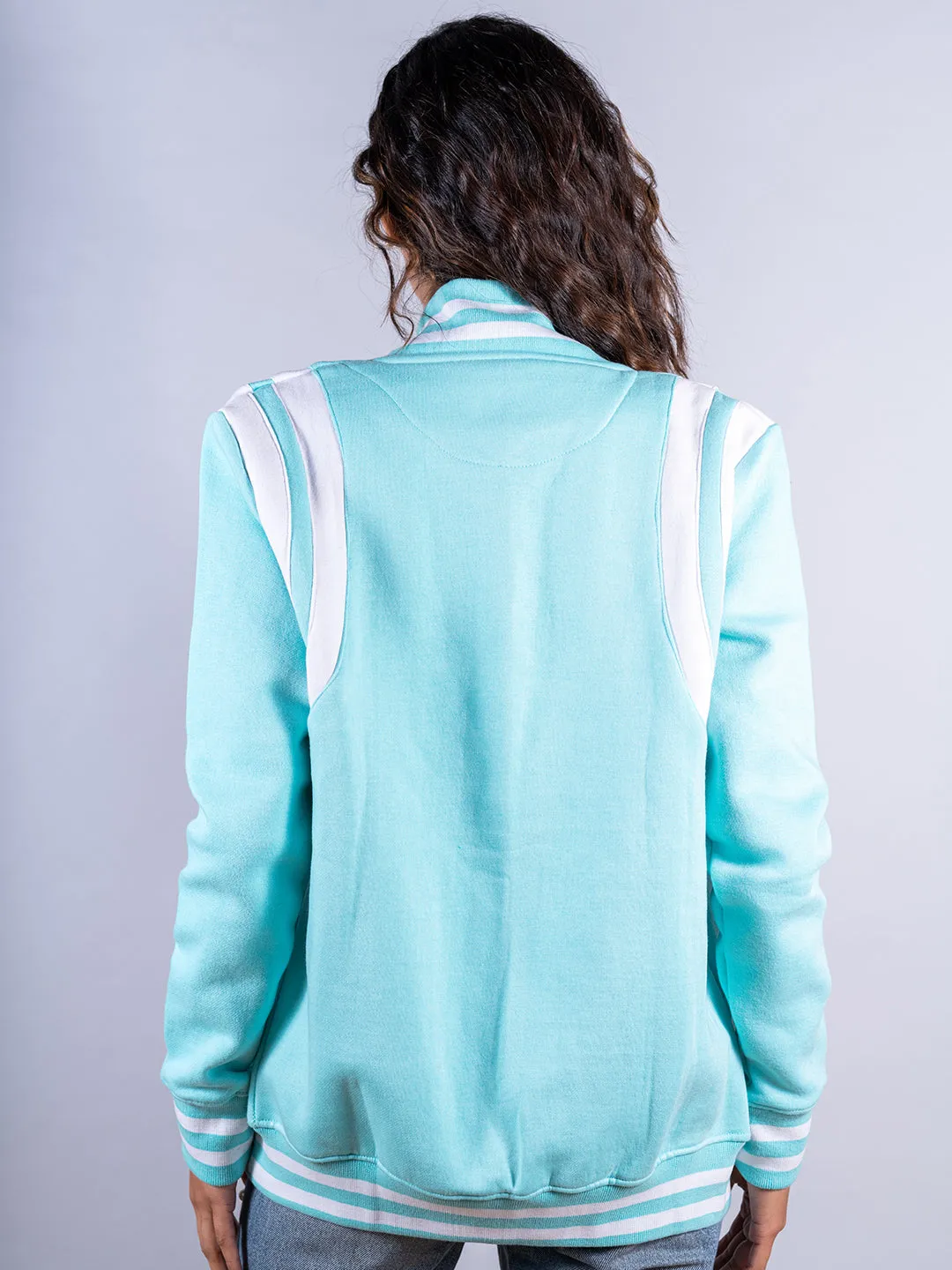 Sky Blue Varsity Jacket (Unisex)