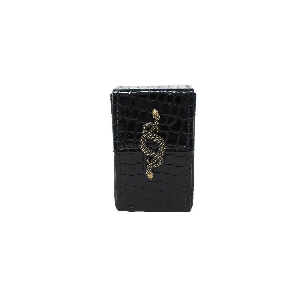 Small Cigarette Case with Snake