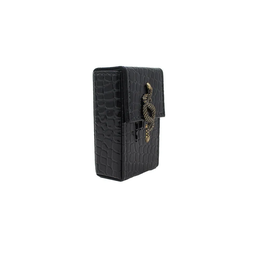 Small Cigarette Case with Snake