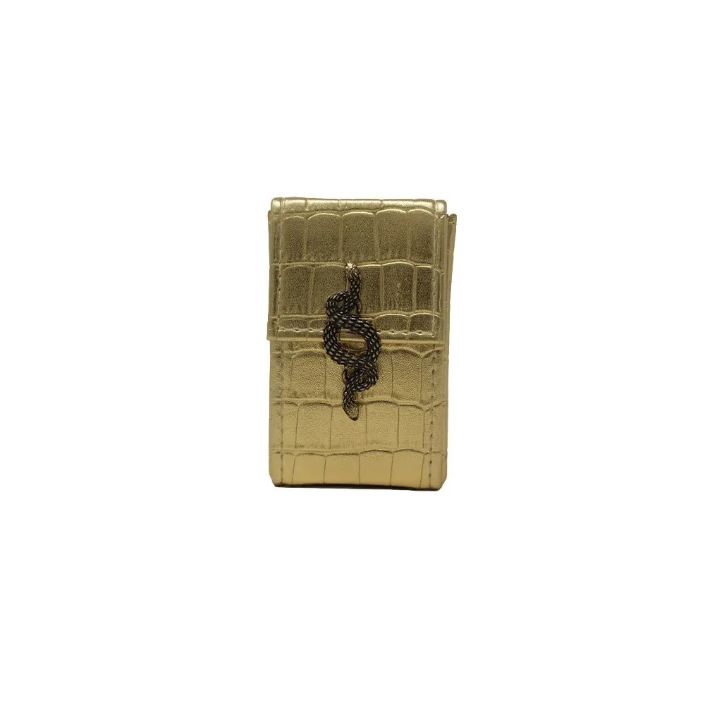 Small Cigarette Case with Snake