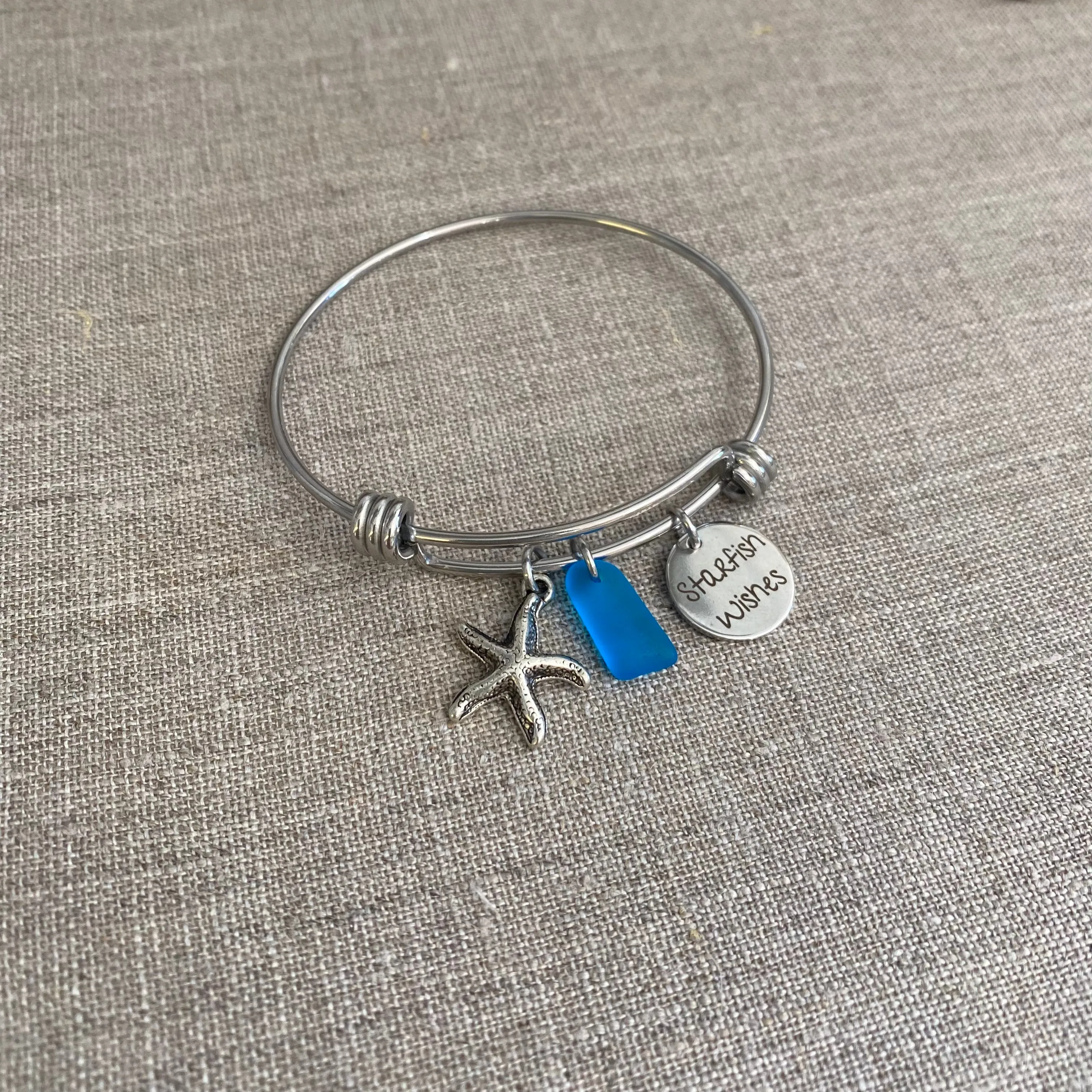 Starfish Wishes Beach Bangle