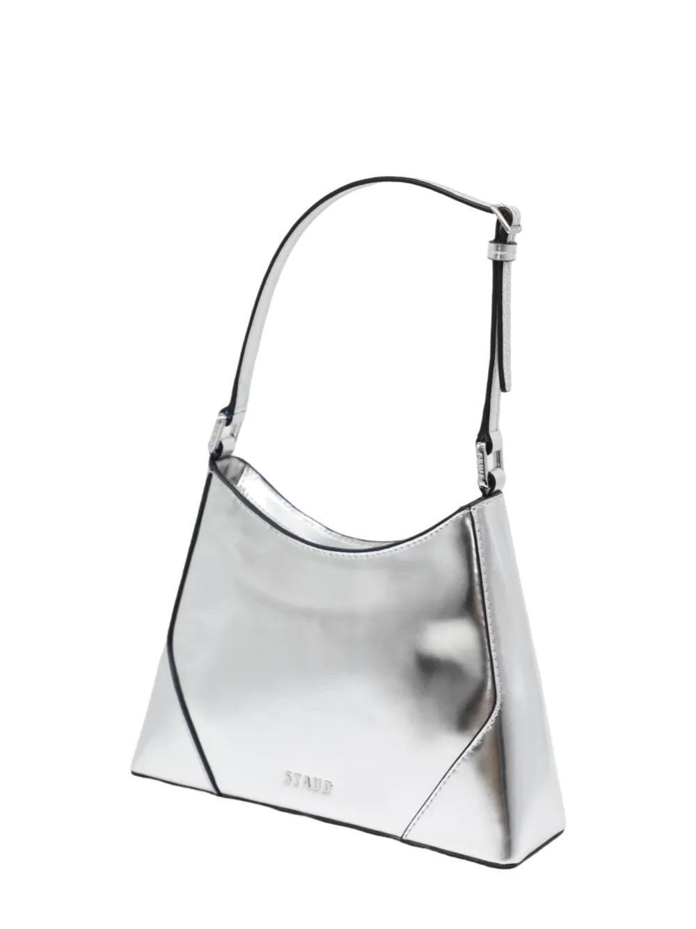 Staud Linda Shoulder Bag in Chrome