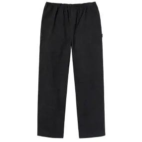 STSSY WASHED CANVAS BEACH PANT // BLACK