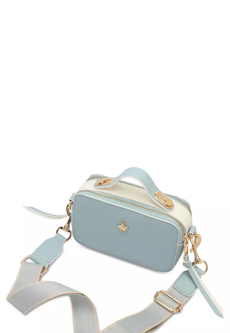 Swiss Polo Women's Shoulder Bag / Sling Bag / Crossbody Bag - Blue