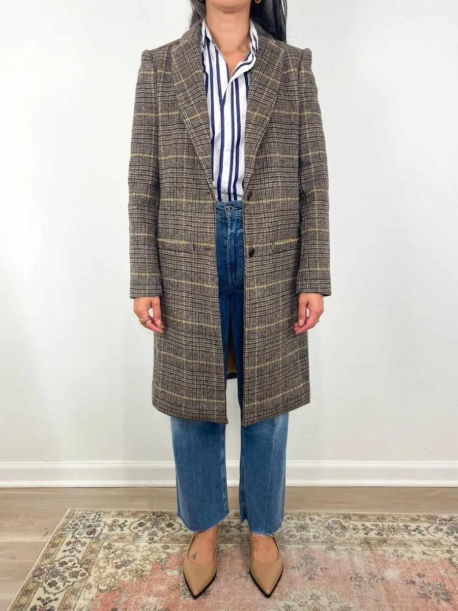 Tailored Coat in Henderson Plaid