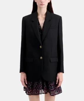 The Kooples Wool Blend Blazer