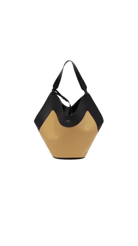 The Medium Lotus Tote - Beige