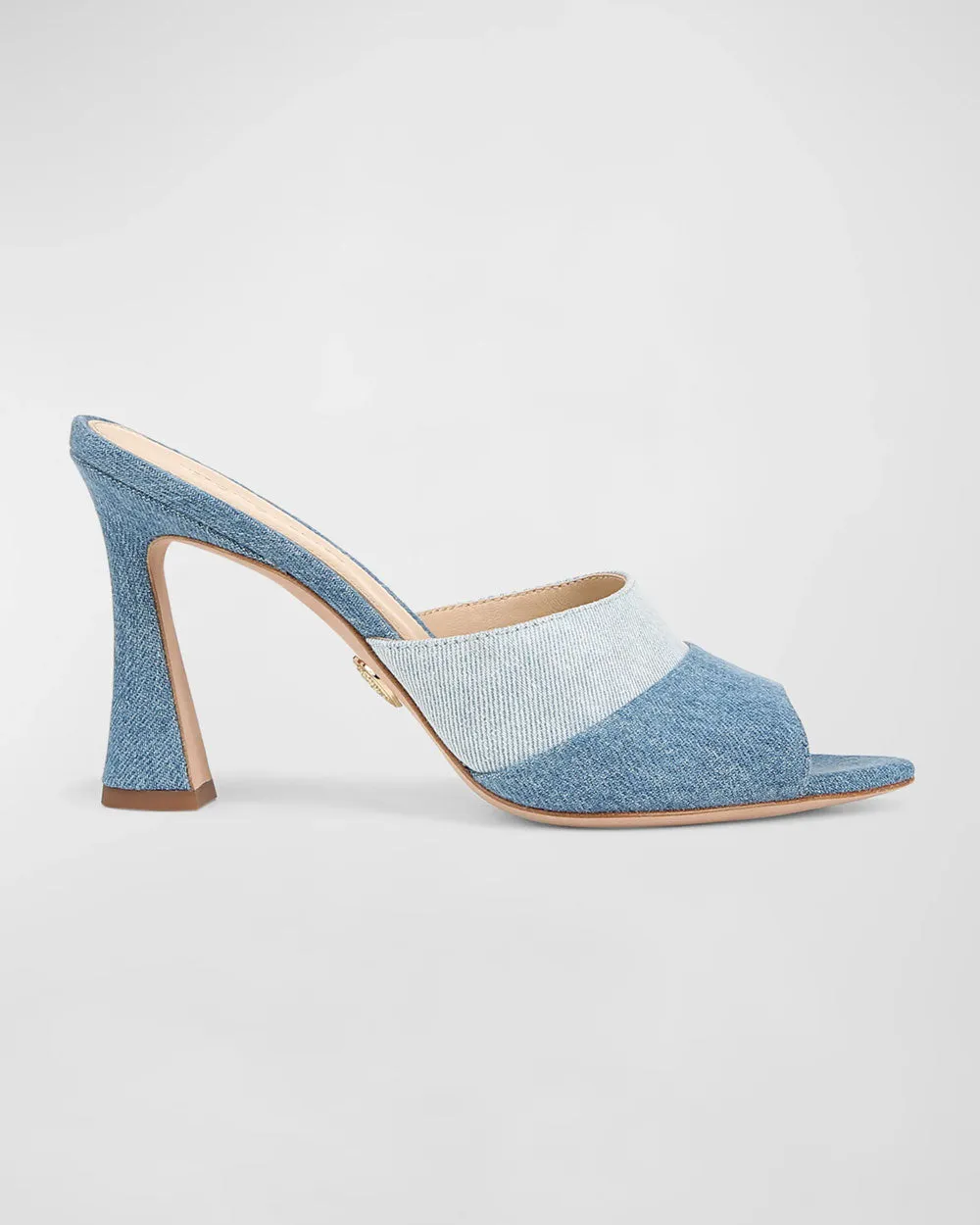 Thora Bicolor Denim Mule