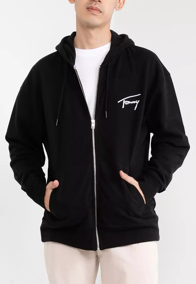 Tommy Hilfiger Tommy Jeans Relaxed Signature Zip Hoodie