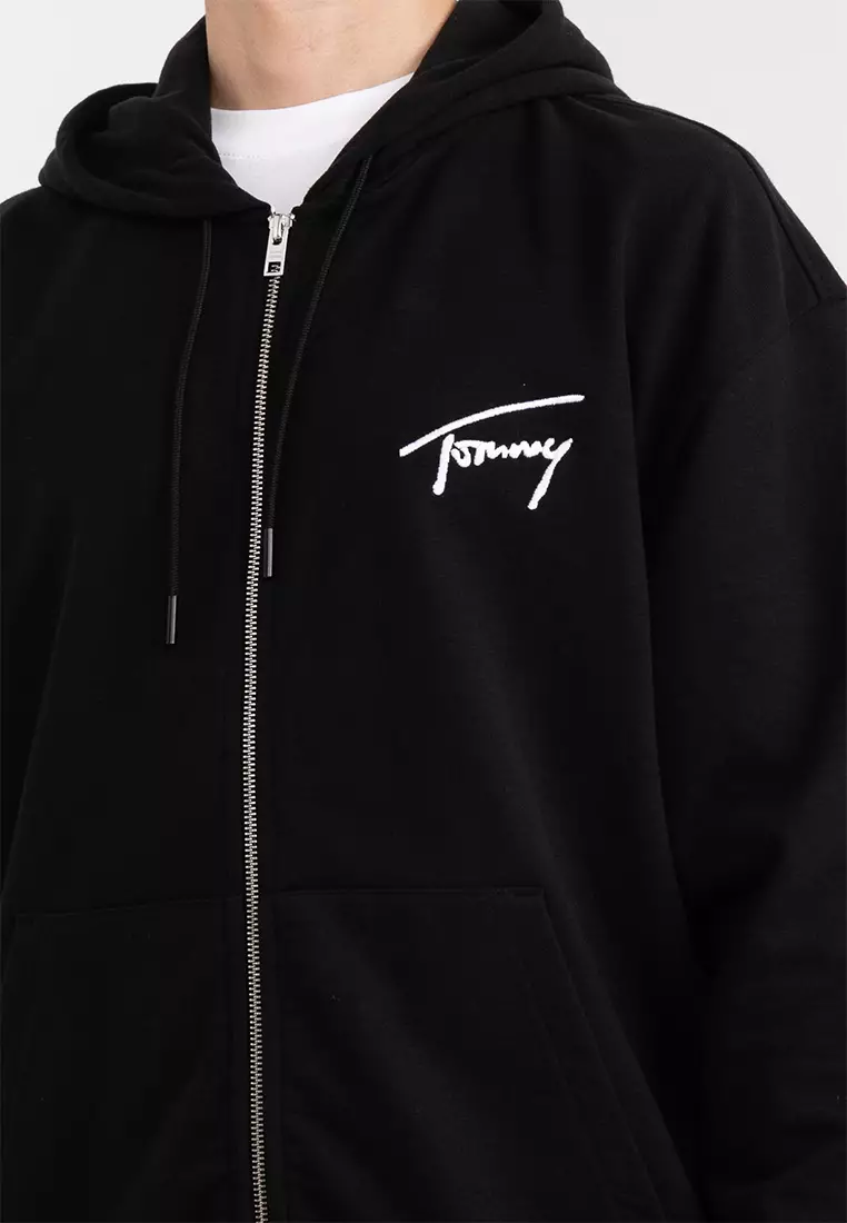 Tommy Hilfiger Tommy Jeans Relaxed Signature Zip Hoodie