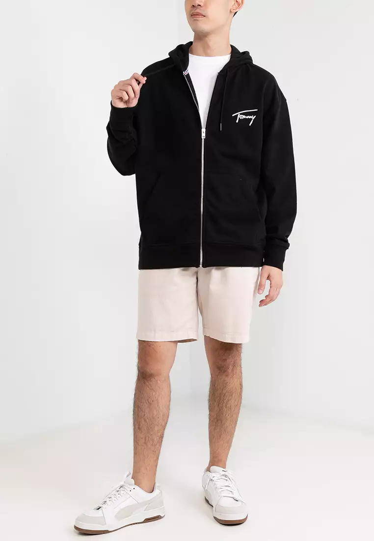 Tommy Hilfiger Tommy Jeans Relaxed Signature Zip Hoodie