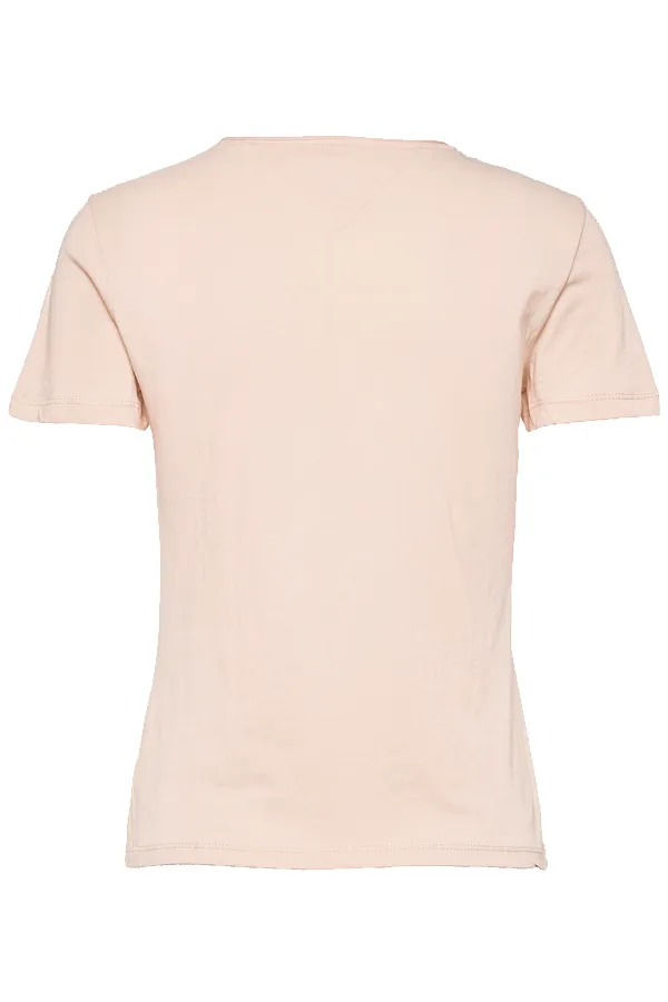 Tommy Hilfiger Women Regular Logo Tee Beige