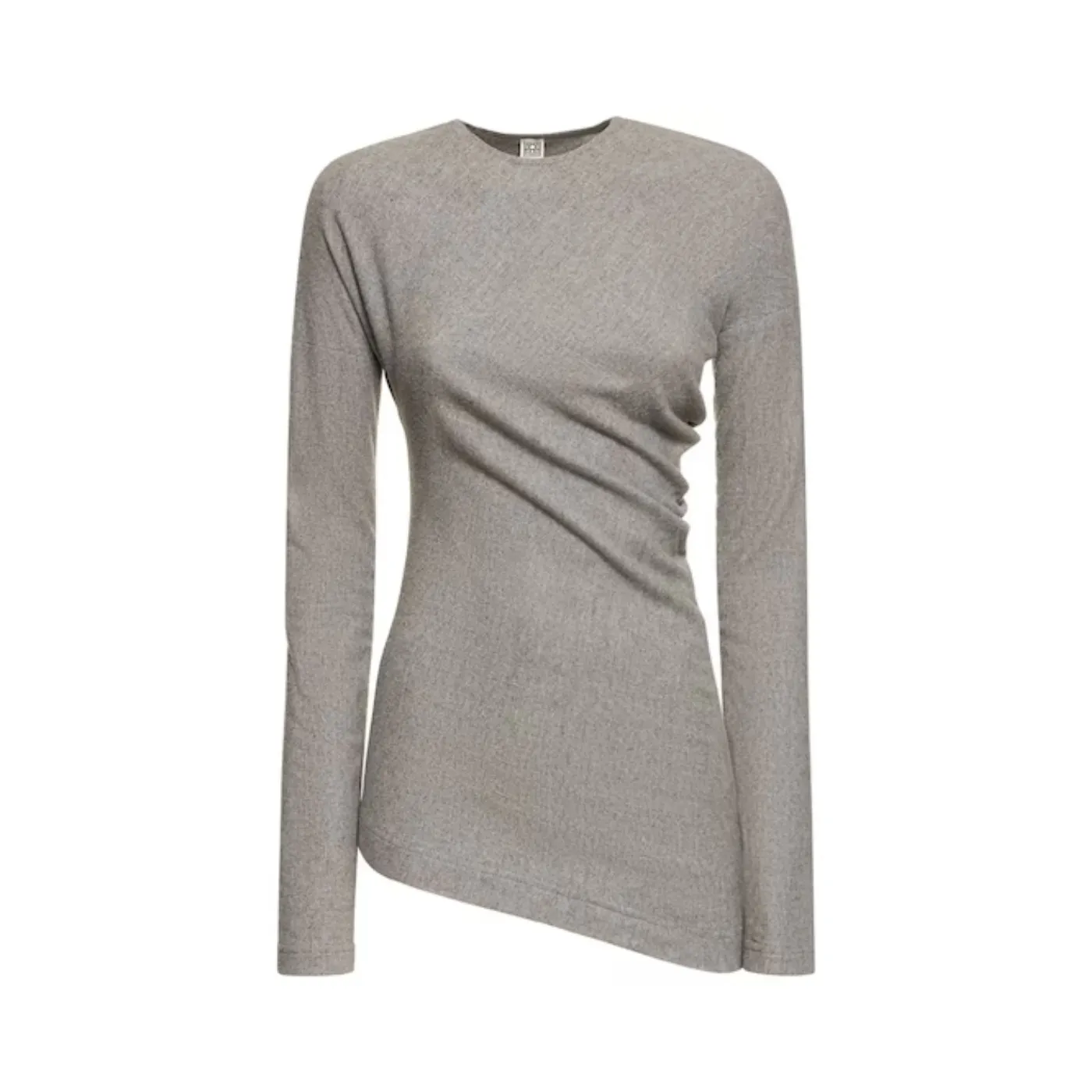 TOTEME  |Crew Neck Casual Style Wool Long Sleeves Plain Office Style