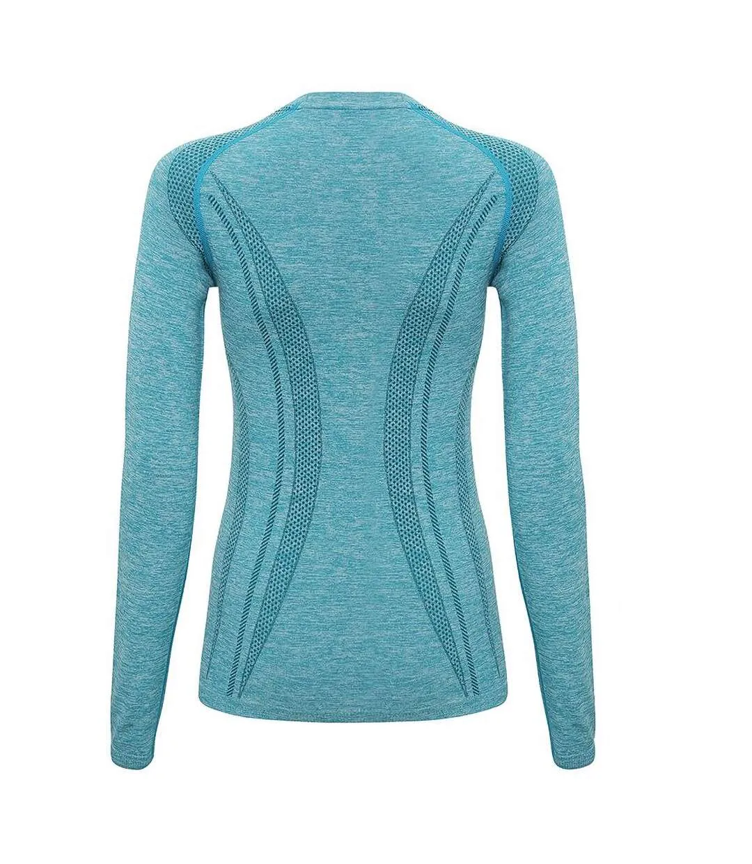 TriDri Womens/Ladies Seamless 3D Fit Multi Sport Performance Long Sleeve Top (Charcoal) - UTRW6188