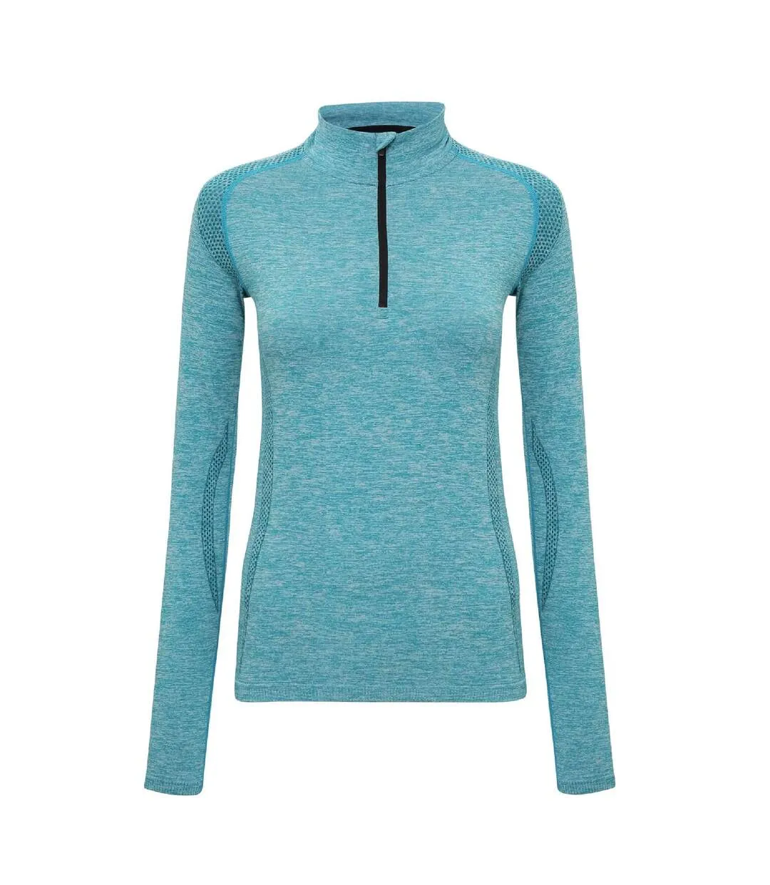 TriDri Womens/Ladies Seamless 3D Fit Multi Sport Performance Zip Top (Charcoal) - UTRW6190