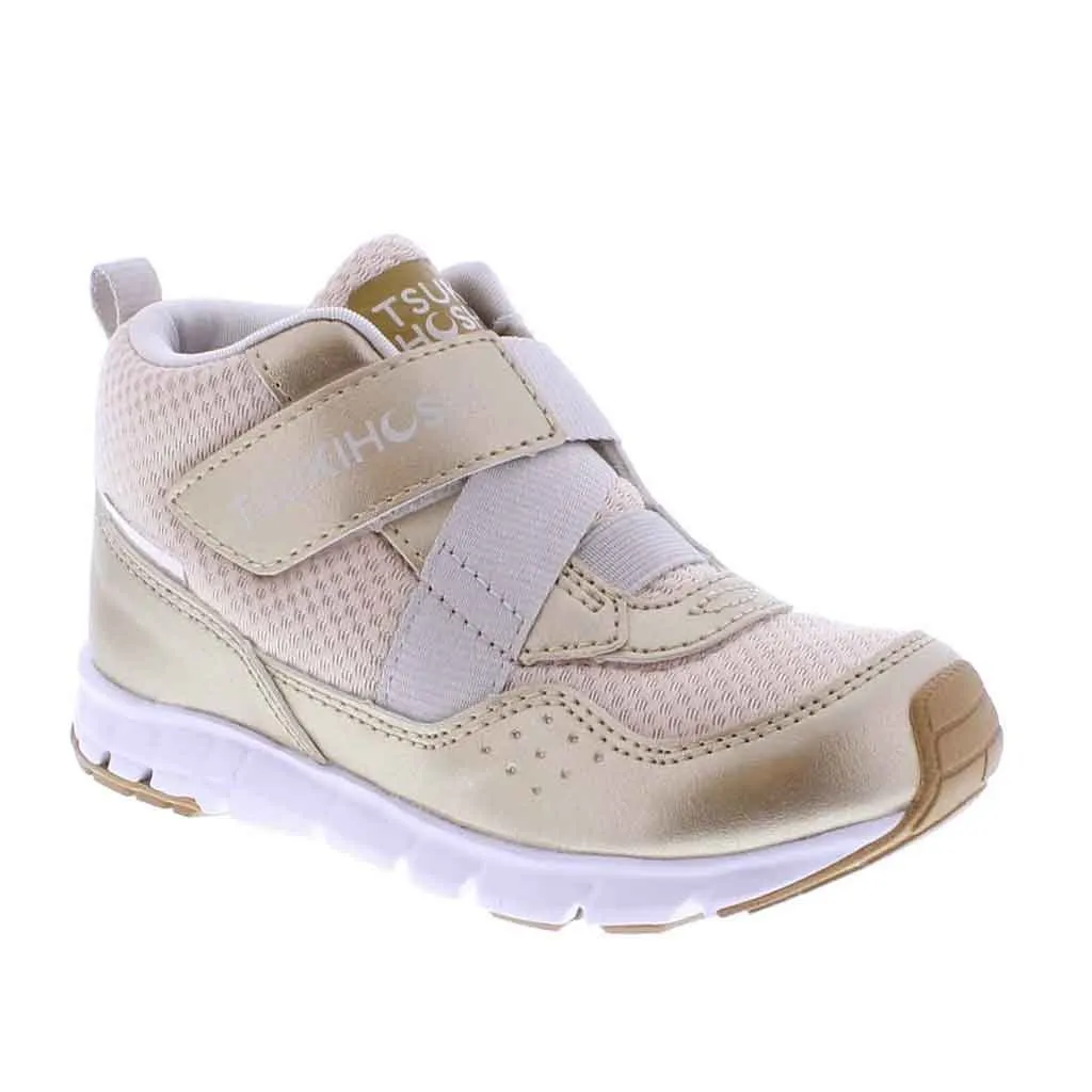 Tsukihoshi Tokyo Sneaker Child - Gold/Champagne