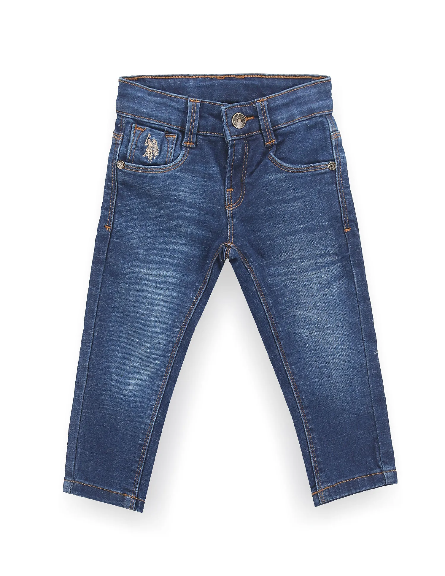 U.S. Polo Assn. Kids Boys Slim Fit Blue Jeans