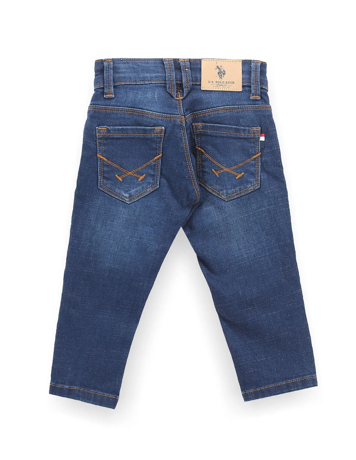 U.S. Polo Assn. Kids Boys Slim Fit Blue Jeans