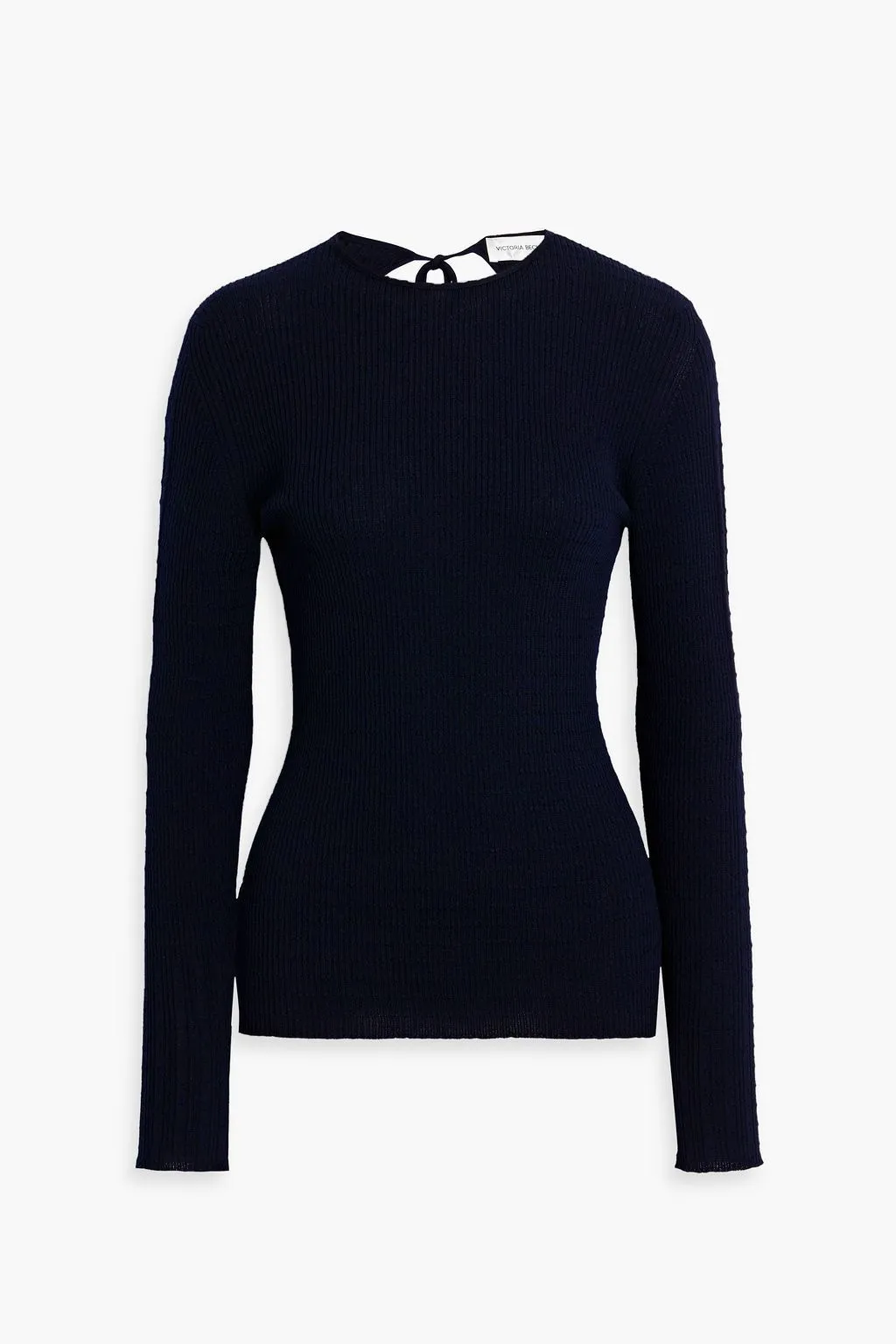 Victoria Beckham  |Crew Neck Casual Style Wool Street Style U-Neck Long Sleeves