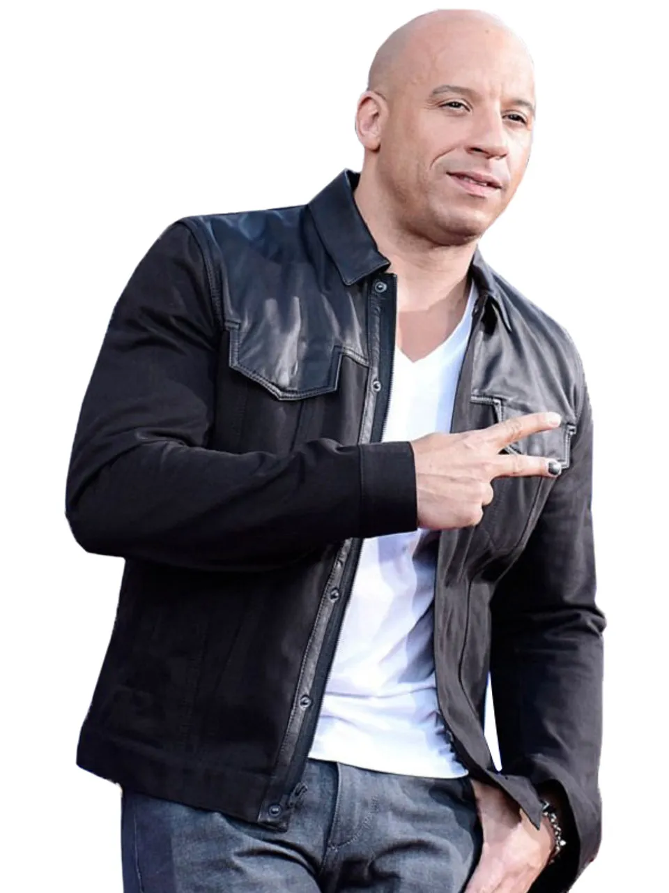 Vin Diesel Fast & Furious 6 Premiere Black Jacket