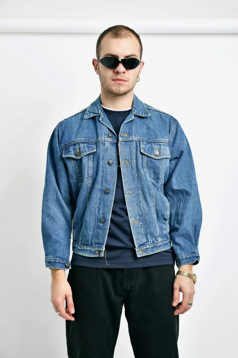 Vintage denim jacket men