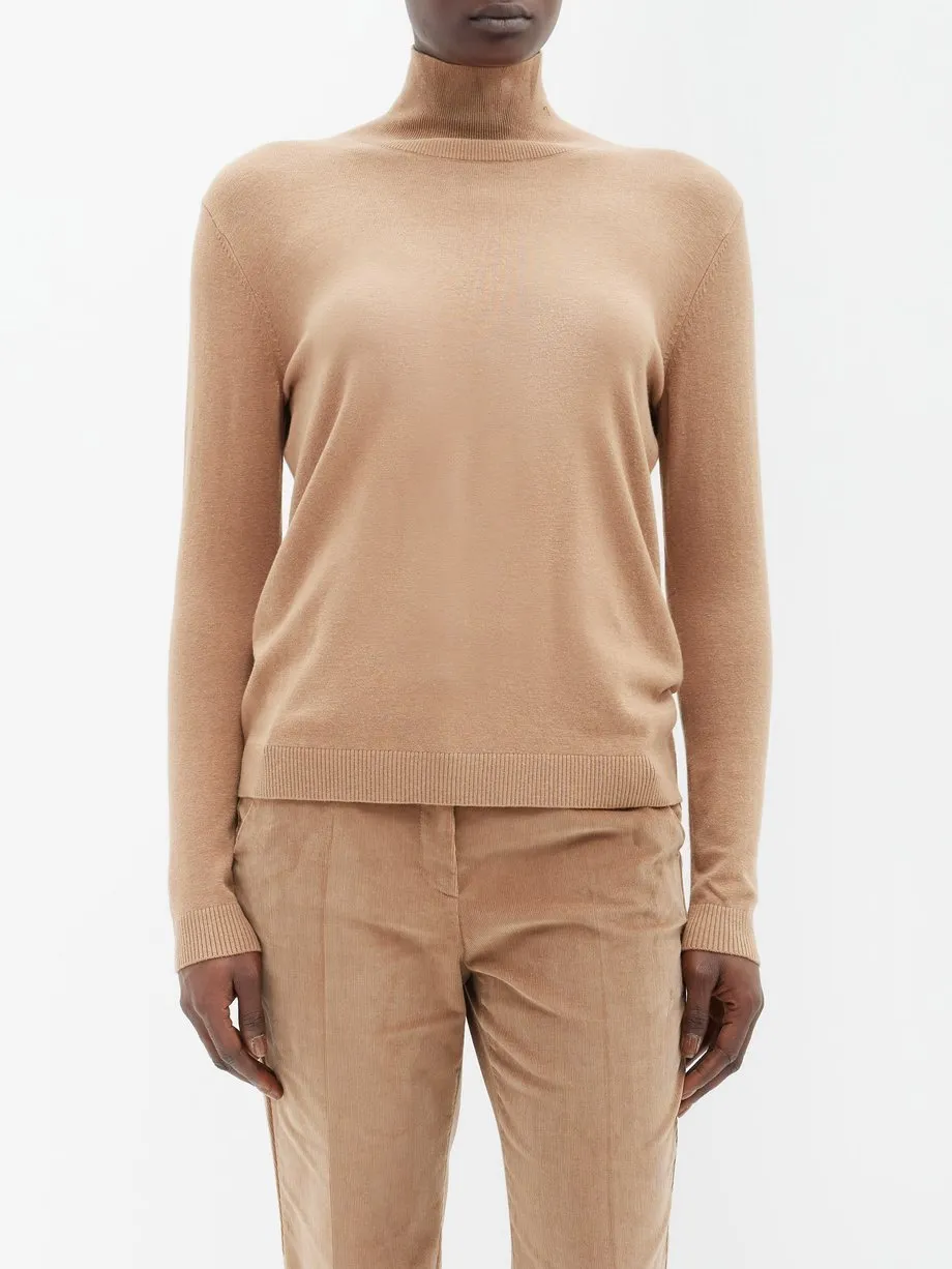 Weekend Max Mara  |Casual Style Unisex Wool Silk Street Style Long Sleeves